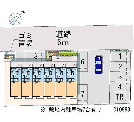 ★手数料０円★仙台市青葉区中山２丁目　月極駐車場（LP）